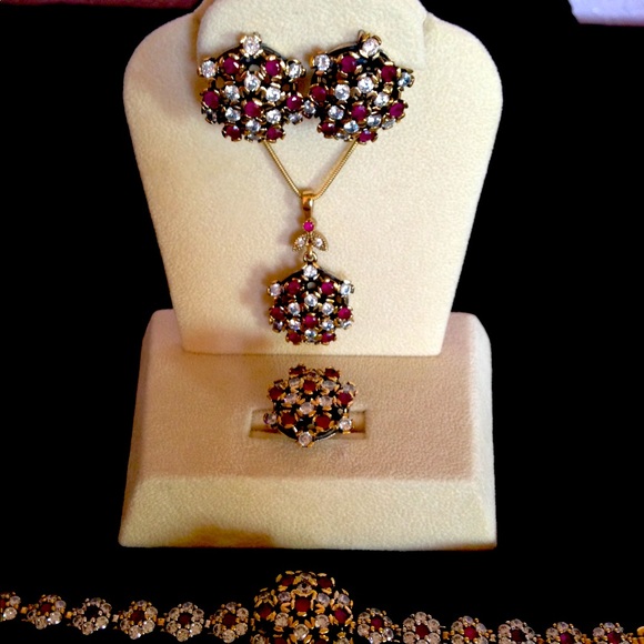 Turkish ruby set $55 - Picture 1 of 3